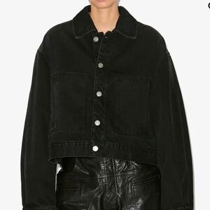 Isabel Marant Josephine black denim jacket